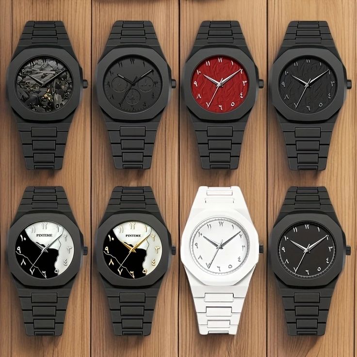 Arabic Black Aura Watch - Best Fibre Quality