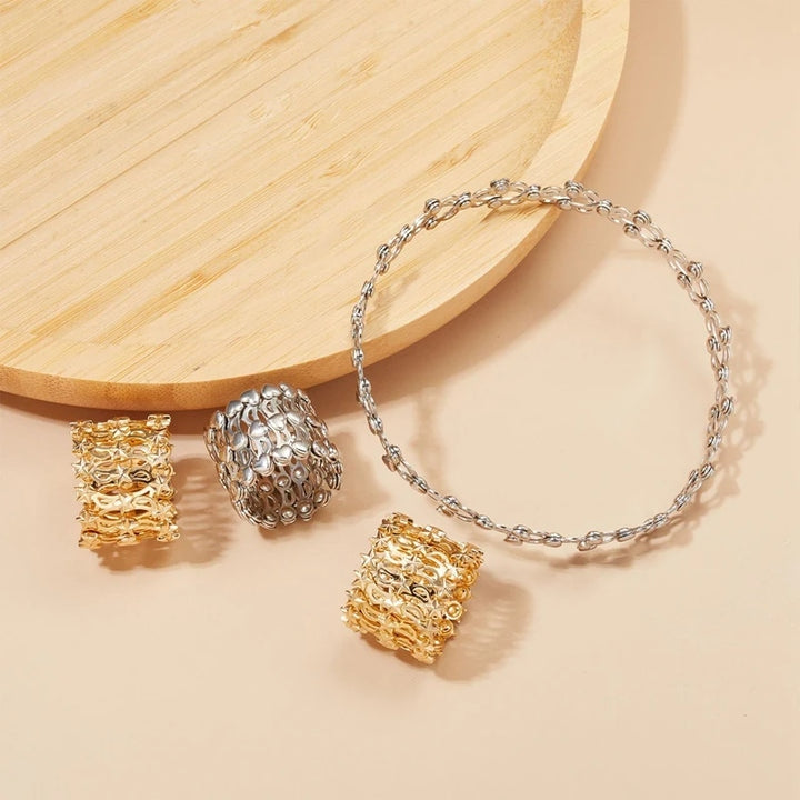 2 In 1 New Creative Magic Stretchable Ring Bracelet For Women